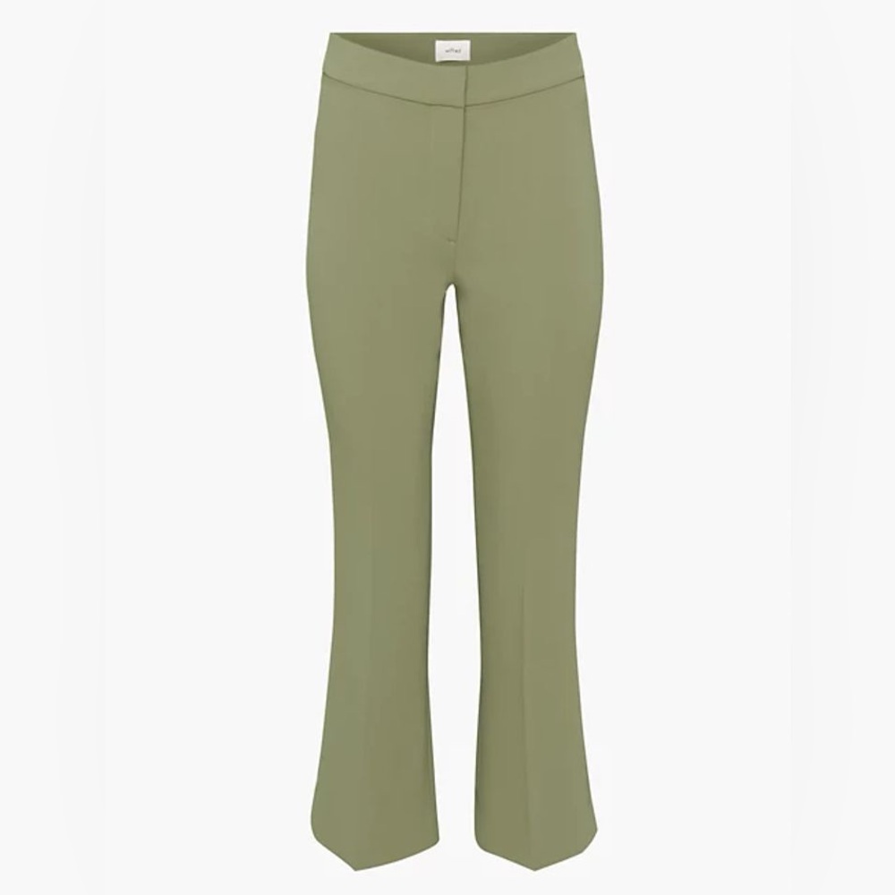 Wilfred “Sequence” Olive Green Cropped Flared Pants - Picture 2 of 9